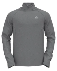 Odlo Langarmshirt Mid Layer 1/2 Zip BERRA LIGHT Hellgrau/Grau/Dunkelgrau