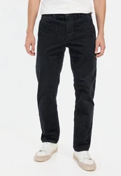 camel active Chinos mit Thermofutter Schwarz/Dunkelgrau
