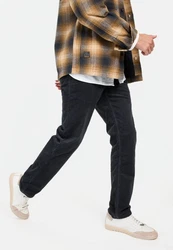 camel active Chinos mit Thermofutter Schwarz/Dunkelgrau