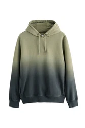 Next Kapuzensweatshirt Jersey-Hoodie Grün/Dunkelgrün