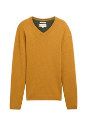 Strickpullover Pullover Strickpullover V-Neck (1-tlg)