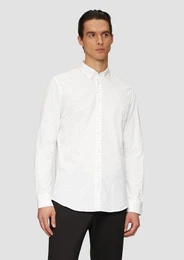 Langarmhemd Tailored Fit: Button-Down-Hemd aus Baumwollstretch