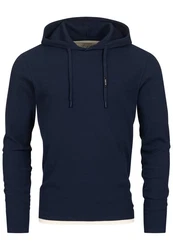 Indicode Kapuzenpullover INMarto Dunkelblau/Blau