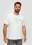 s.Oliver T-Shirt mit Label-Print Logo 