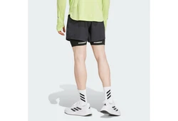 adidas Performance Laufshorts ULTIMATE RUNNING REFLECTIVE 2-IN-1 SHORTS Mintgrün/Grün/Dunkelblau/Hellblau/Schwarz/Beige