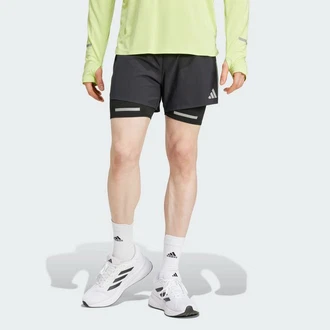 adidas Performance Laufshorts ULTIMATE RUNNING REFLECTIVE 2-IN-1 SHORTS Mintgrün/Grün/Dunkelblau/Hellblau/Schwarz/Beige