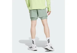 adidas Performance Laufshorts ULTIMATE RUNNING REFLECTIVE 2-IN-1 SHORTS Hellgrün/Grün/Dunkelgrün/Mintgrün/Khaki