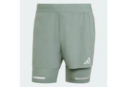adidas Performance Laufshorts ULTIMATE RUNNING REFLECTIVE 2-IN-1 SHORTS Hellgrün/Grün/Dunkelgrün/Mintgrün/Khaki