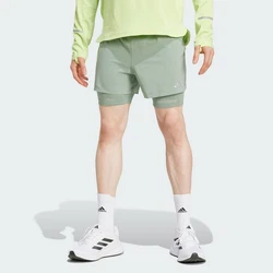 adidas Performance Laufshorts ULTIMATE RUNNING REFLECTIVE 2-IN-1 SHORTS Hellgrün/Grün/Dunkelgrün/Mintgrün/Khaki