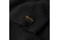 Superdry Strickpullover TEXTURED CREW KNIT JUMPER schwarz