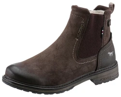 Mustang Stiefelette Chelseaboots Dunkelbraun/Braun