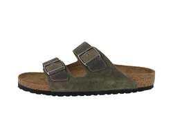 Birkenstock Arizona Leder Mix Herren Sandale Dunkelgrün/Khaki/Braun/Beige/Grün/Dunkelbraun/Creme