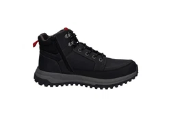 Dockers by Gerli Schnürboots mit seitlichem Reißverschluss Schwarz/Dunkelgrau/Grau