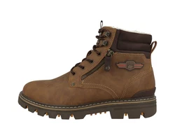 Dockers by Gerli Herren Schnürboots Stiefel (53HX103) Braun/Dunkelbraun