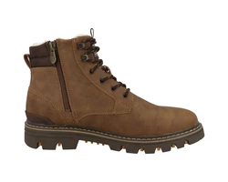 Dockers by Gerli Herren Schnürboots Stiefel (53HX103) Braun/Dunkelbraun
