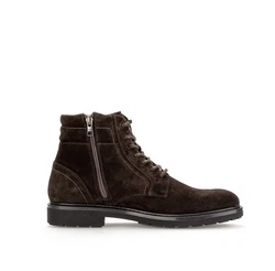 Pius Gabor Schnürstiefel Dunkelbraun/Braun/Dunkelgrün
