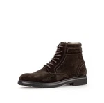 Pius Gabor Schnürstiefel Dunkelbraun/Braun/Dunkelgrün