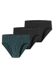 Schiesser Minislip 95/5 (3er-Pack) Dunkelgrün/Grün