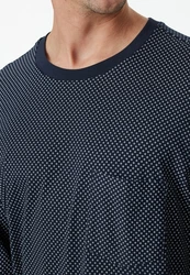 Schiesser Schlafanzug Comfort Essentials Dunkelgrau/Dunkelblau/Grau