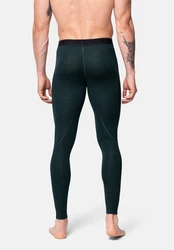 DANISH ENDURANCE Thermounterhose Merino Funktionshose  Dunkelgrün/Grün/Türkis