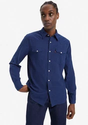 Levi's Hemd BARSTOW WESTERN STANDARD Dunkelblau/Blau/Hellblau