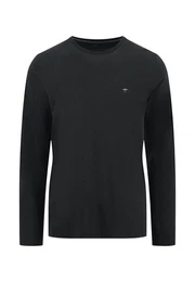 Langarmshirt mit Logo-Bestickung auf der Brust