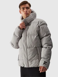 4F Steppjacke Grau/Hellgrau
