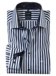 OLYMP Businesshemd Luxor modern fit Dunkelblau/Blau/Hellblau