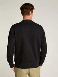 Calvin Klein Jeans Sweatshirt MINIMAL LOGO CREW NECK Schwarz