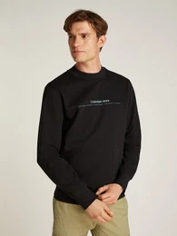 Sweatshirt MINIMAL LOGO CREW NECK Logodruck
