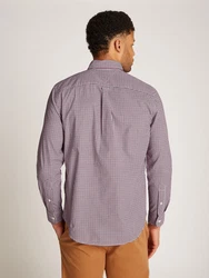 Tommy Hilfiger Businesshemd Flex Poplin Gingham RF Shirt regatta rot/multi