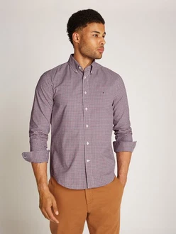 Tommy Hilfiger Businesshemd Flex Poplin Gingham RF Shirt