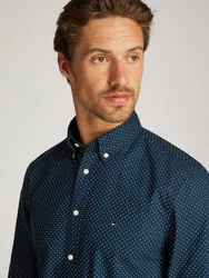 Tommy Hilfiger Businesshemd FLEX POPLIN POLKA DOT RF SHIRT night sky/multi dot