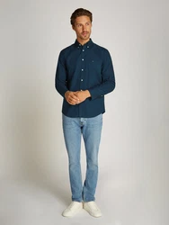 Tommy Hilfiger Businesshemd FLEX POPLIN POLKA DOT RF SHIRT night sky/multi dot