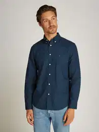 Businesshemd FLEX POPLIN POLKA DOT RF SHIRT mit Punktprint