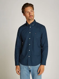 Tommy Hilfiger Businesshemd FLEX POPLIN POLKA DOT RF SHIRT