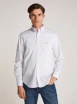 Tommy Hilfiger Businesshemd FLEX POPLIN POLKA DOT RF SHIRT Grau/Weiß/Creme/Hellblau