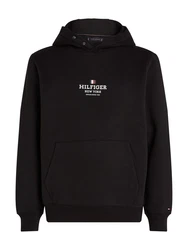 Tommy Hilfiger Hoodie mit Logodruck schwarz