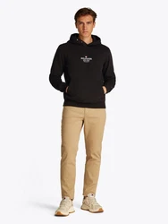Tommy Hilfiger Hoodie mit Logodruck schwarz