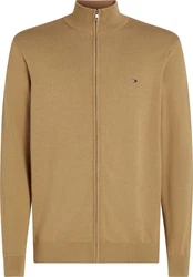 Tommy Hilfiger Strickjacke BT-ESSENTIAL COTTON ZIP THRU (in bracket if parent id exists) Grün