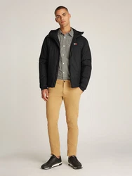 Tommy Jeans Jacke TJM LT POLY JACKET EXT mit Logostickerei navy/blutrot/schwarz/weiß