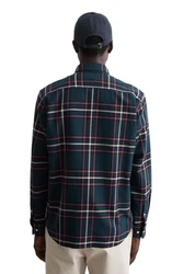 Marc O'Polo Langarmhemd Hellblau/Schwarz/Rot/Braun