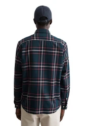 Marc O'Polo Langarmhemd Hellblau/Schwarz/Rot/Braun