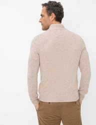 Brax Strickpullover Style STEFFEN beige/dunkelbeige