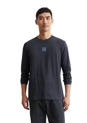 Marc O'Polo Langarmshirt dunkelblau