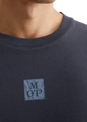 Marc O'Polo Langarmshirt dunkelblau