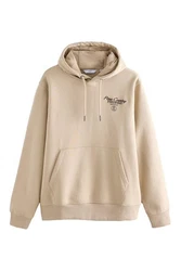 Next Kapuzensweatshirt Hoodie mit Grafik-Print Khaki/Beige/Braun