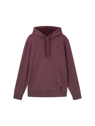 TOM TAILOR Sweatshirt Hoodie in Melange Optik 