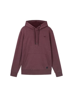 TOM TAILOR Sweatshirt Hoodie in Melange Optik TOM TAILOR Sweatshirt Hoodie in Melange Optik
