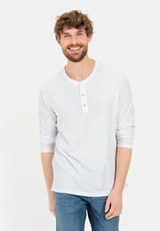 Henleyshirt aus zertifiziertem Organic Cotton